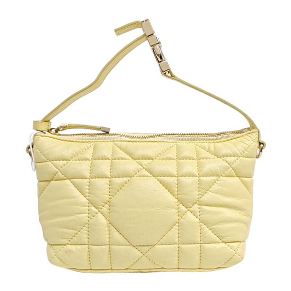 Diortravel Nomad Small Cannage Lambskin Yellow