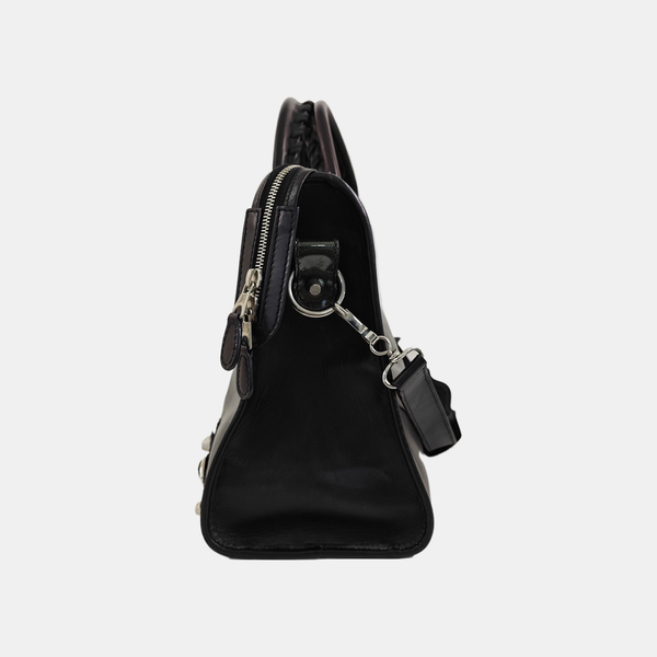 Classic City Medium Calfskin Black