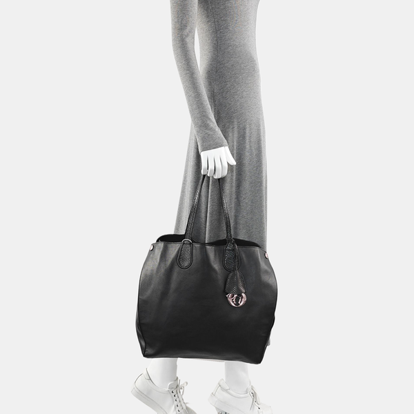 Christian Addict Calfskin Black