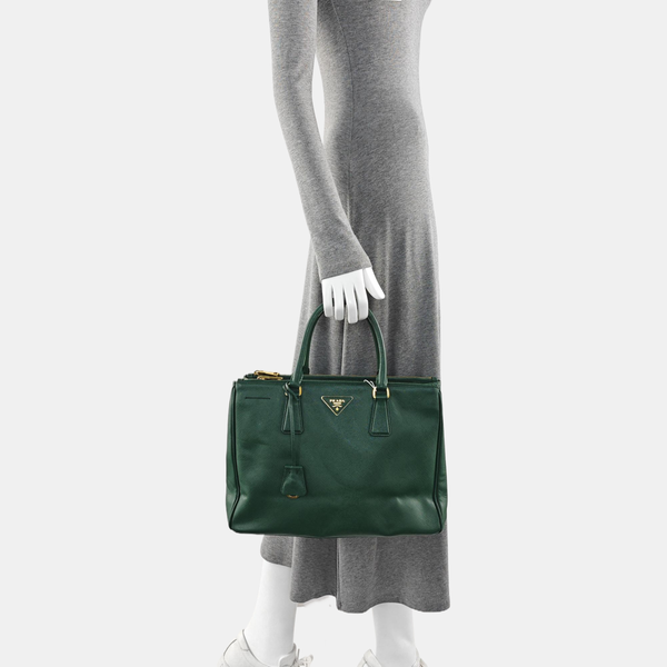 Galleria Large Calfskin Green
