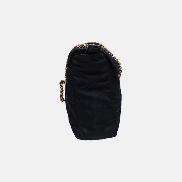 Nylon Quilted Nylon Blue