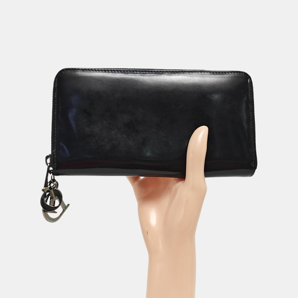 Diorissimo Calfskin Black Wallet