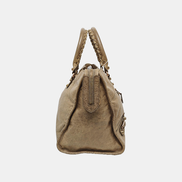 Classic City Medium Lambskin Brown