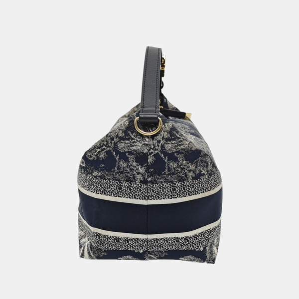 Diortravel Nomad Medium Fabric Blue