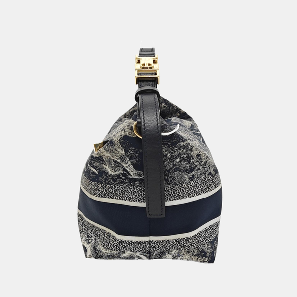 Diortravel Nomad Medium Fabric Blue