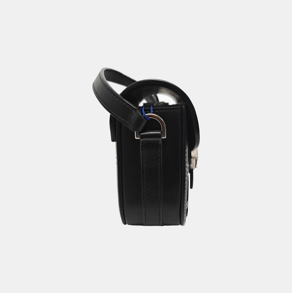 Charm Mini Cannage Calfskin Black