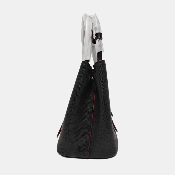 Denim Small Saffiano Calfskin Black