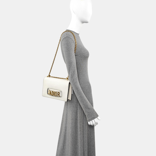 J'adior Calfskin White