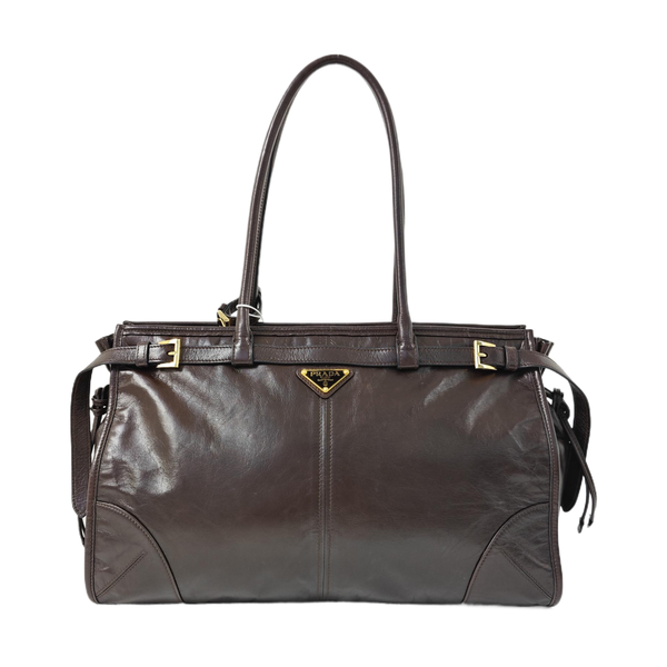 Bonnie Large Calfskin Brown