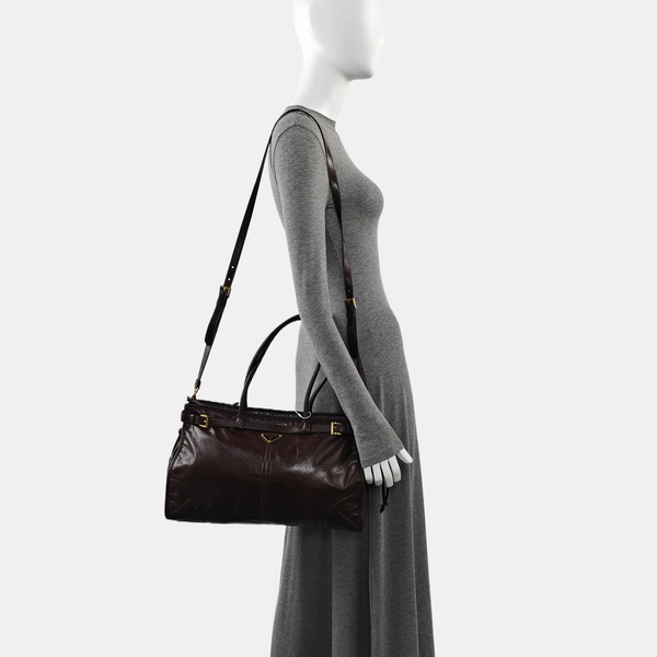 Bonnie Large Calfskin Brown