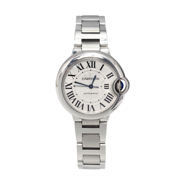 Ballon Bleu de Cartier 33mm Silver Automatic Watch