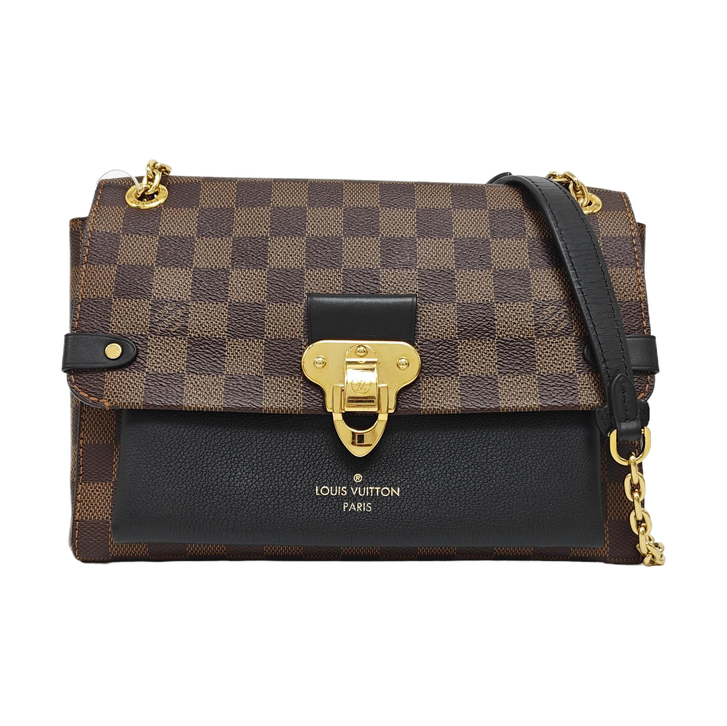 VAVIN PM Damier Ebene Coated Canvas Brown