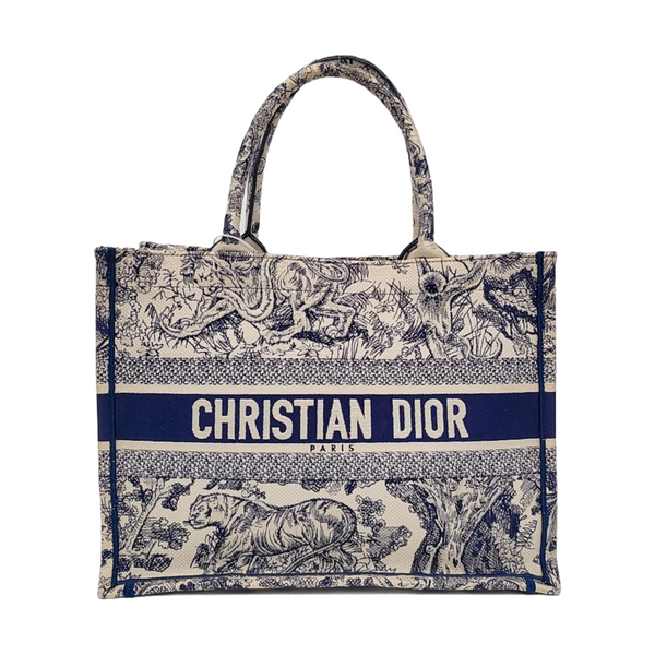 Book Tote Medium Canvas Blue
