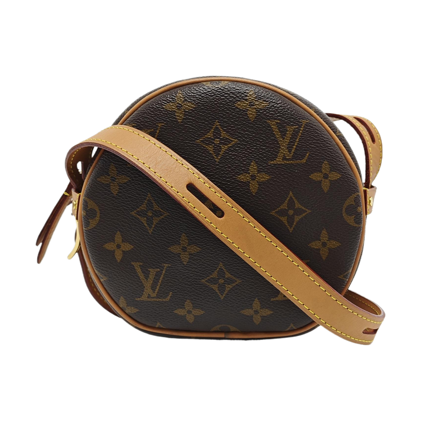 BOITE CHAPEAU PM Monogram Coated Canvas Brown