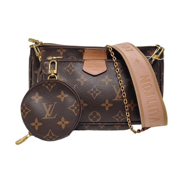 MULTI Monogram Coated Canvas Brown