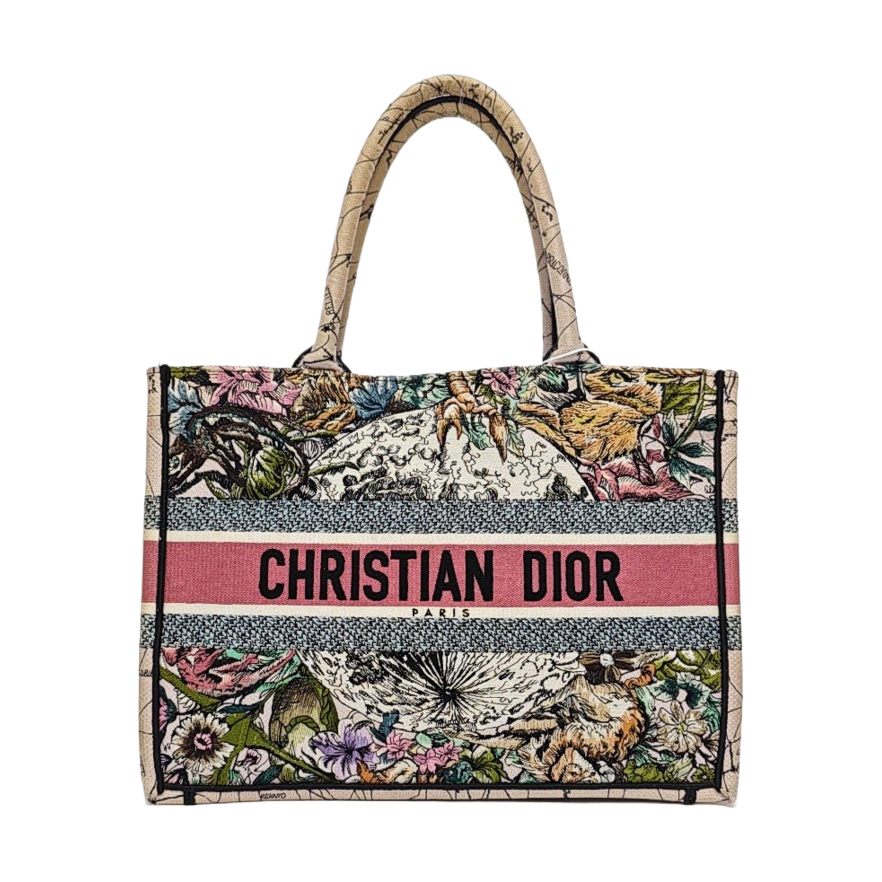 Book Tote Small Canvas Multicolor