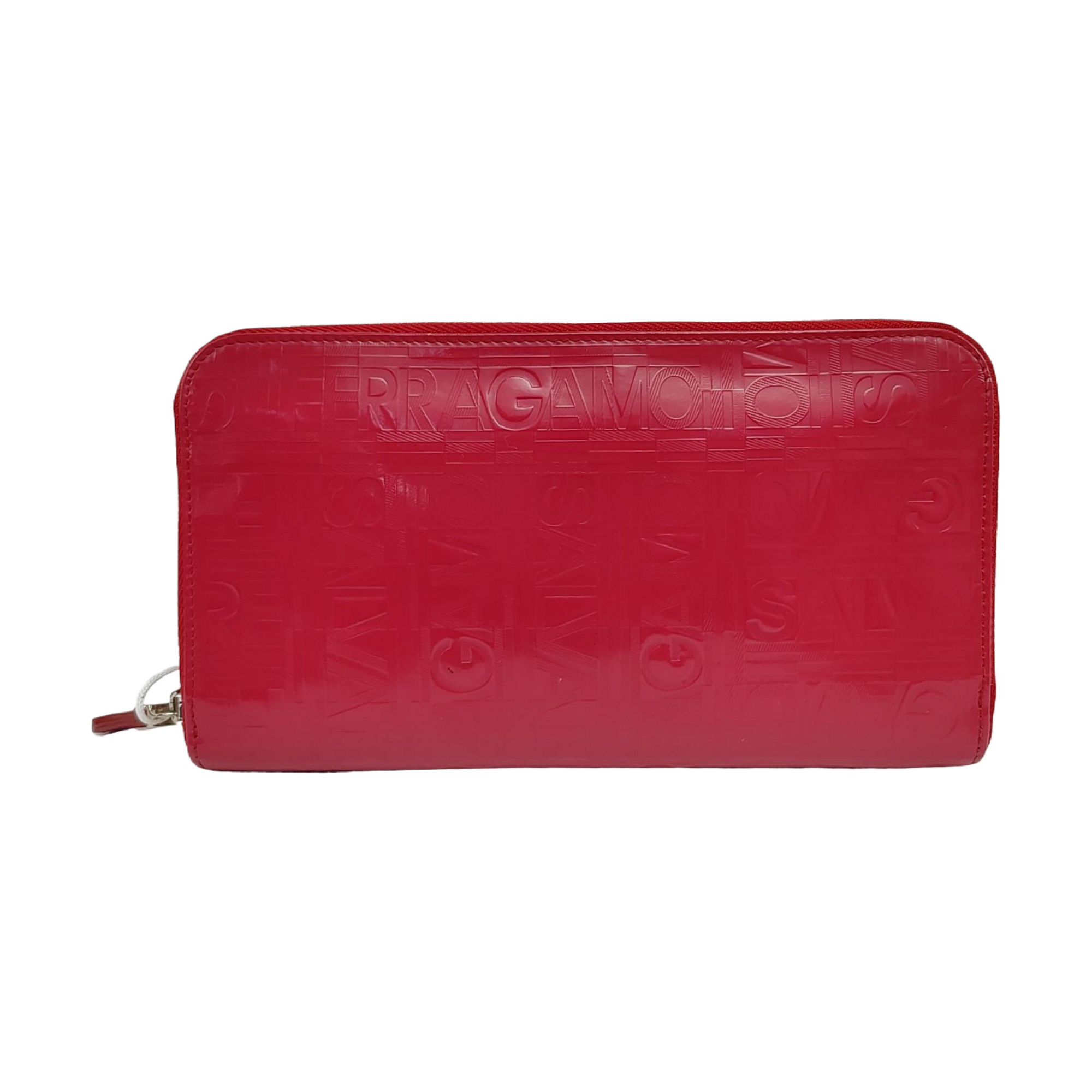 Leather Wallet Red