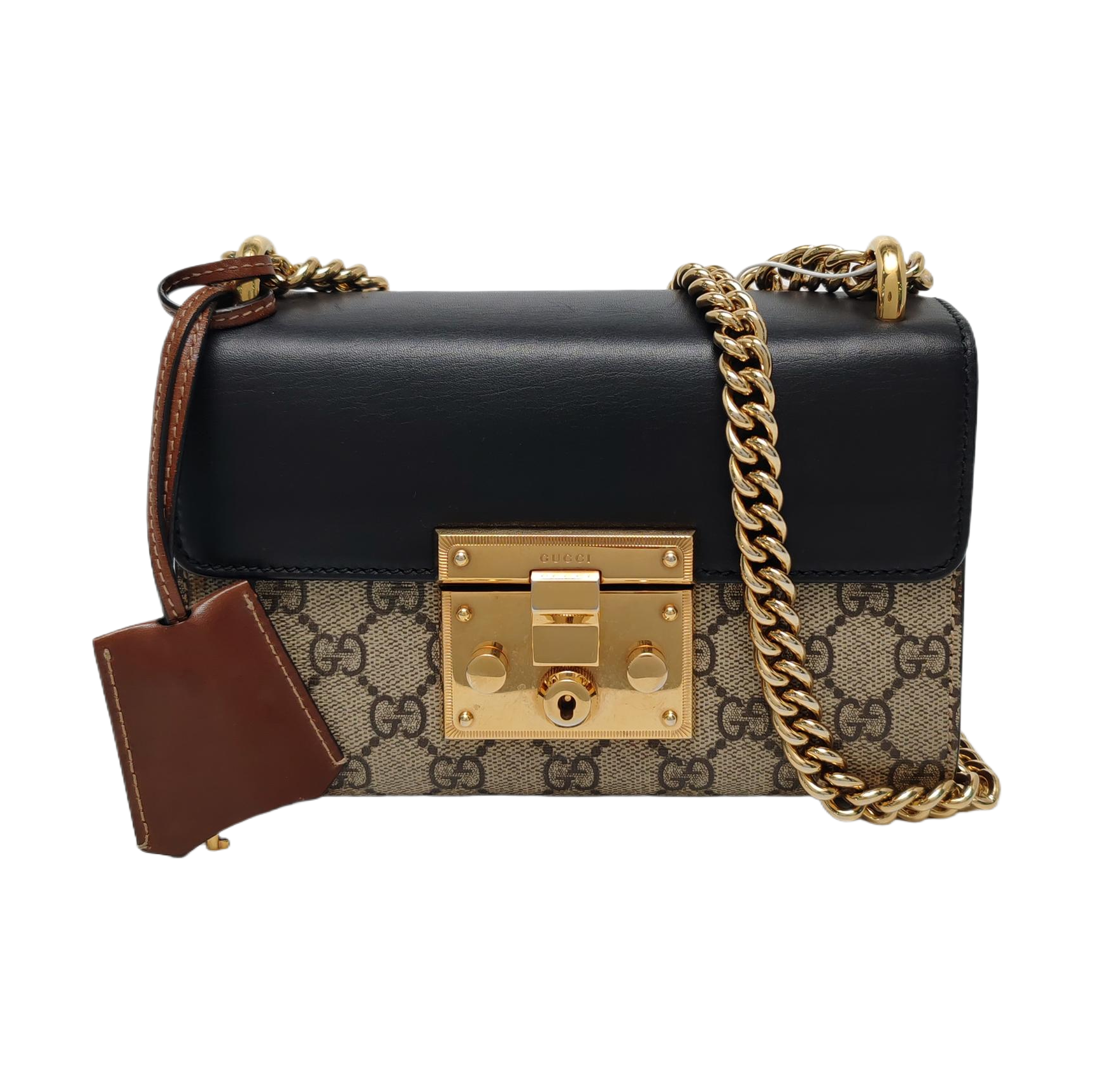 Authenticated pre-owned  Padlock Small Monogram Coated Canvas Multicolor - Crossbody Bag at Looply