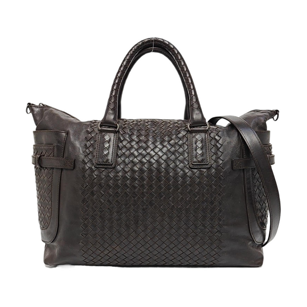 Calfskin Shoulder Bag Brown