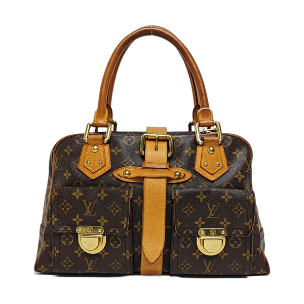 MANHATTAN GM Monogram Coated Canvas Brown
