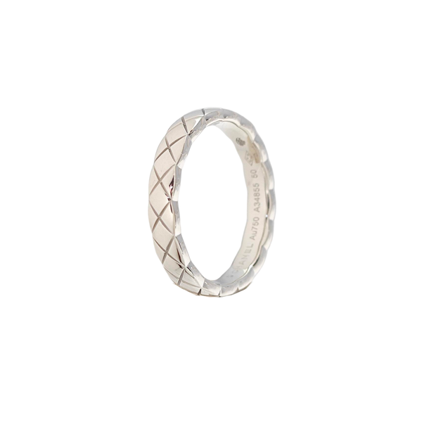 COCOCRUSH 18k White Gold Silver Ring EU 50