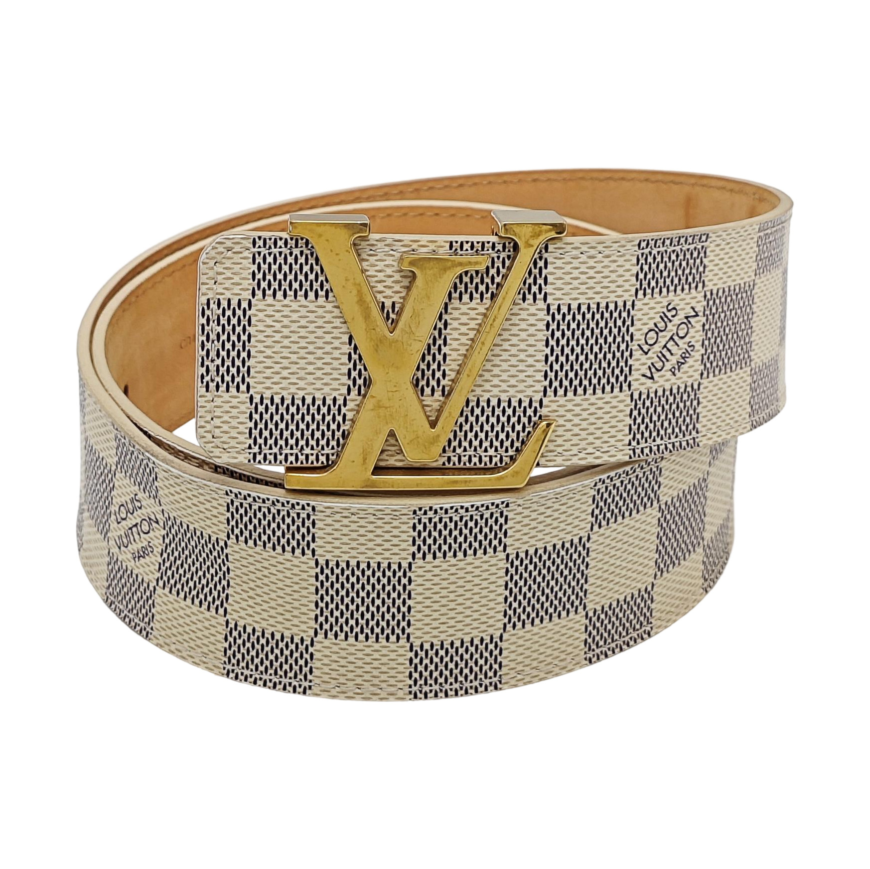 Coated Canvas Belt White