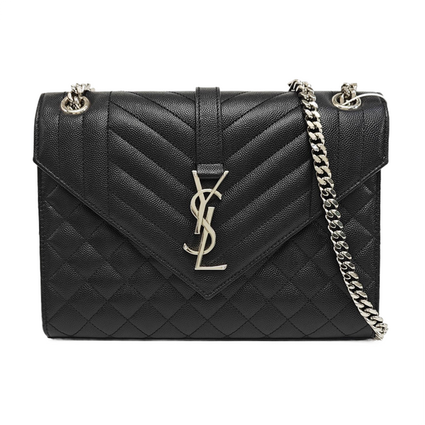 ENVELOPE Medium Quilted Calfskin Black
