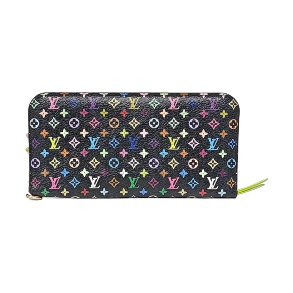 Cartera negra Insolite Monogram de lona revestida