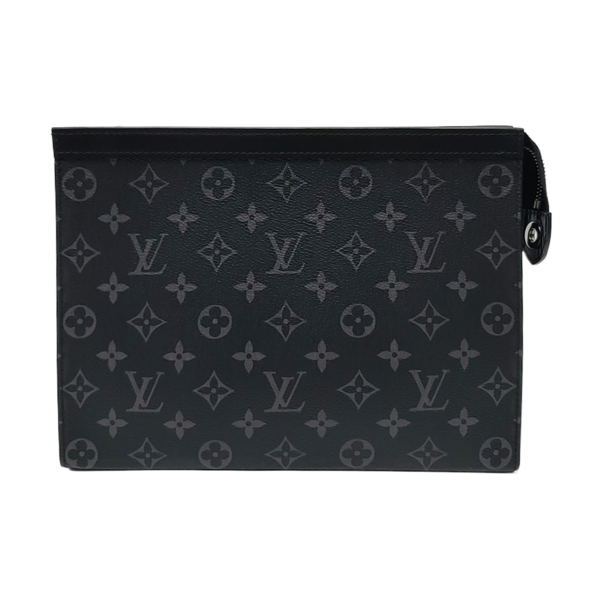 Pochette Voyag MM Monogram Coated Canvas Black
