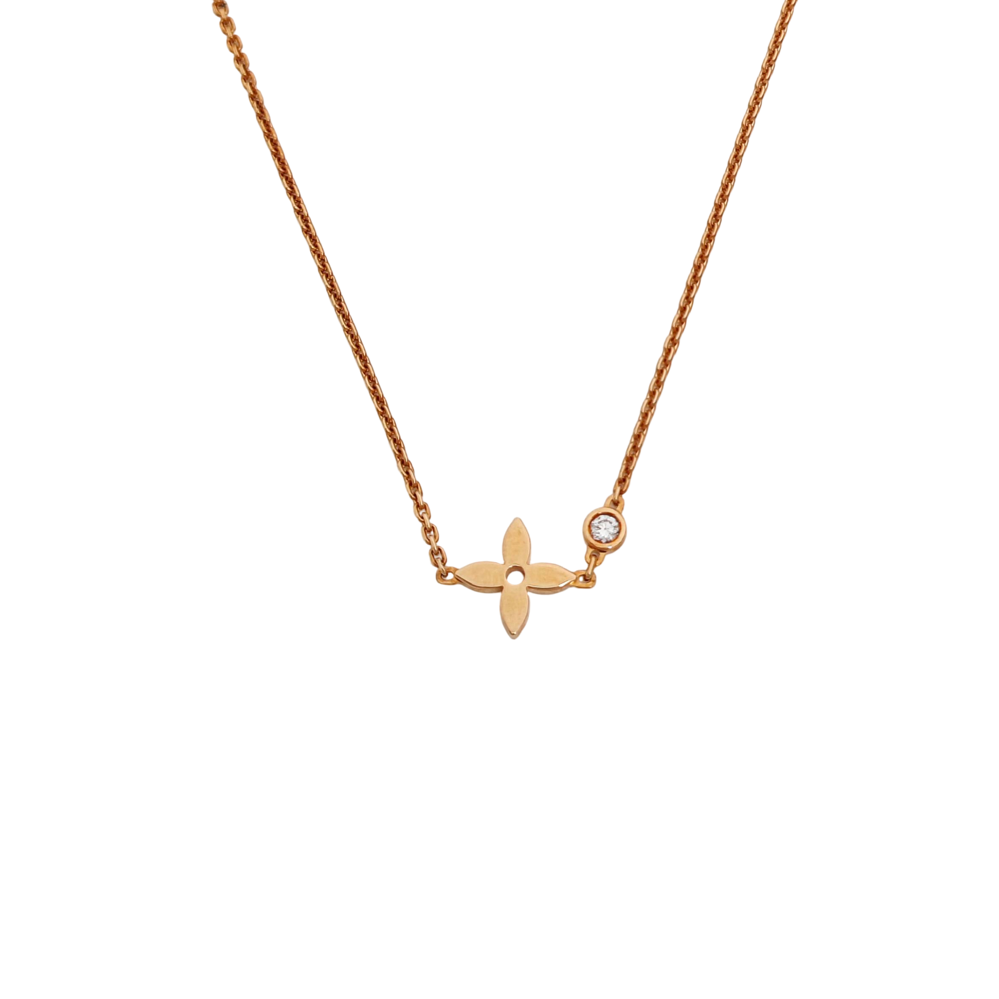 IDYLLE BLOSSOM 18k Gold Rose Gold Necklace