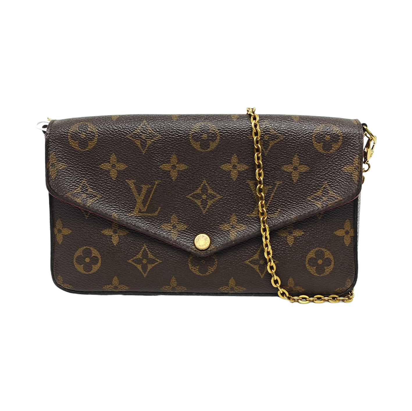 FÉLICIE Monogram Coated Canvas Brown
