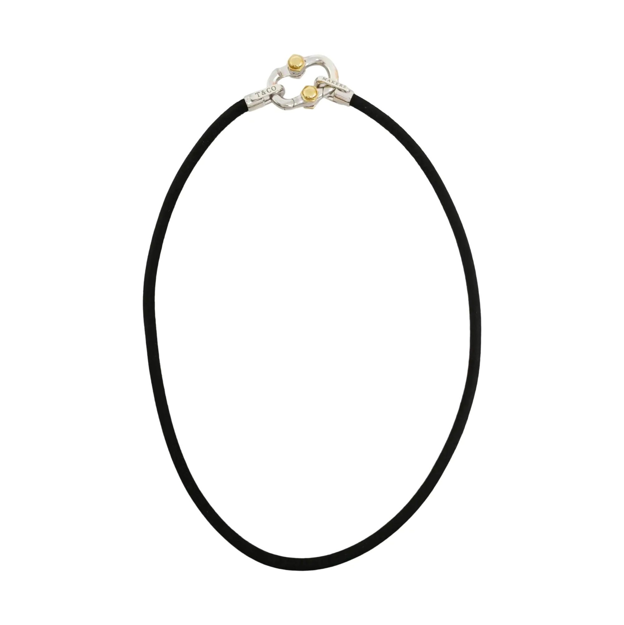 925 Sterling Silver Black Necklace