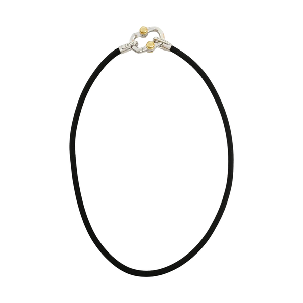 925 Sterling Silver Black Necklace