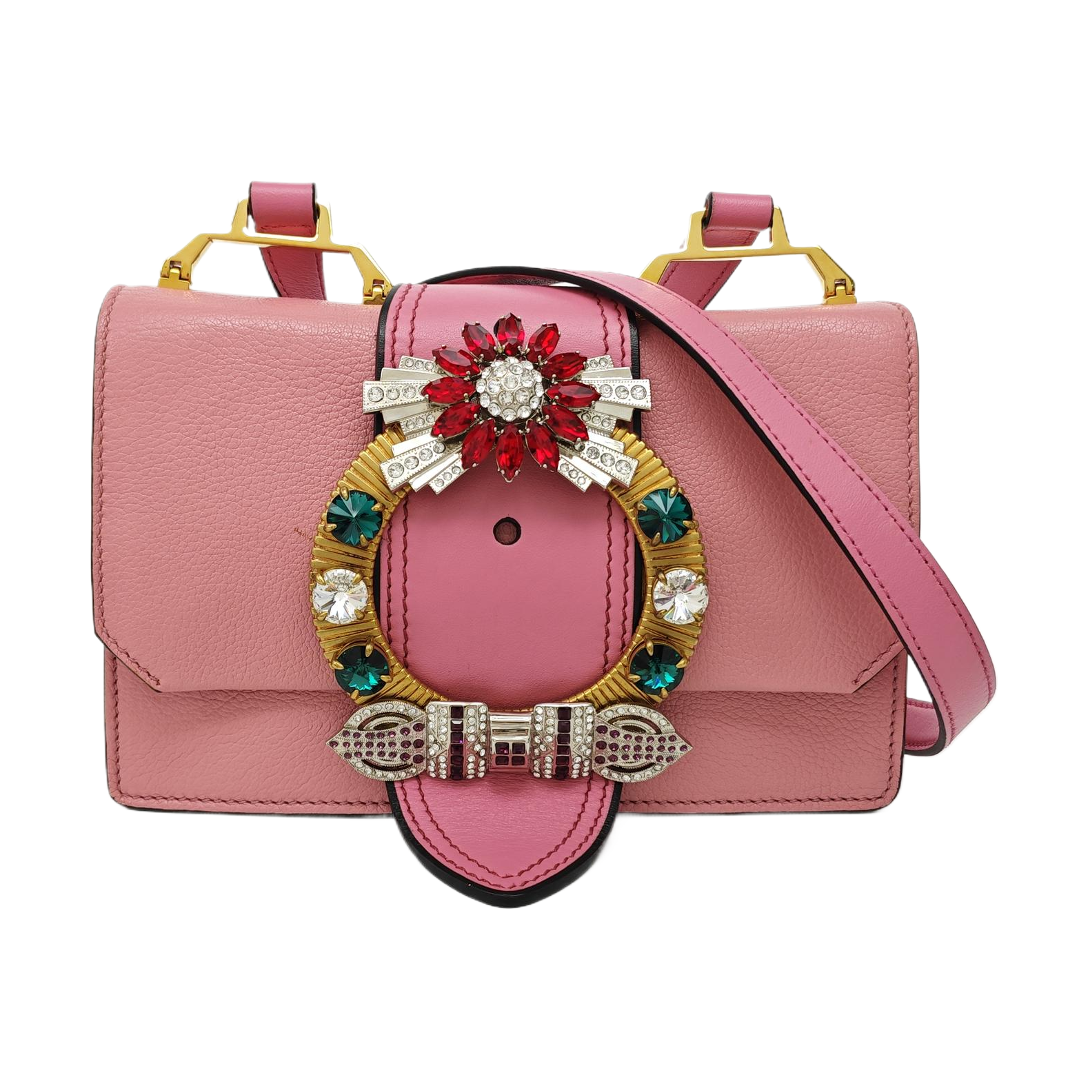 Miu Lady Calfskin Pink