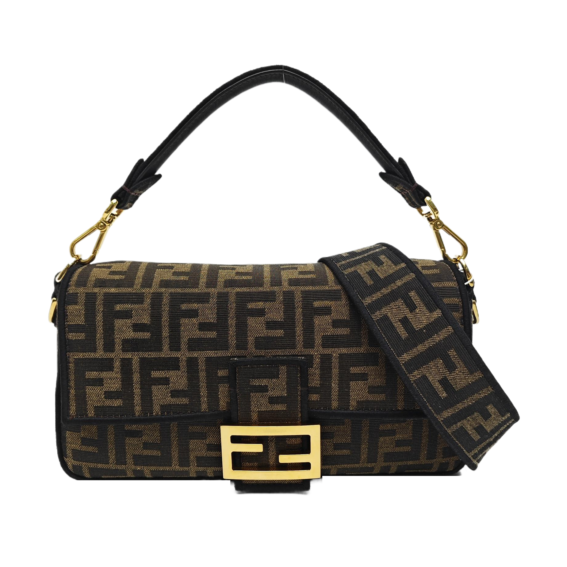 Baguette Medium Canvas Brown