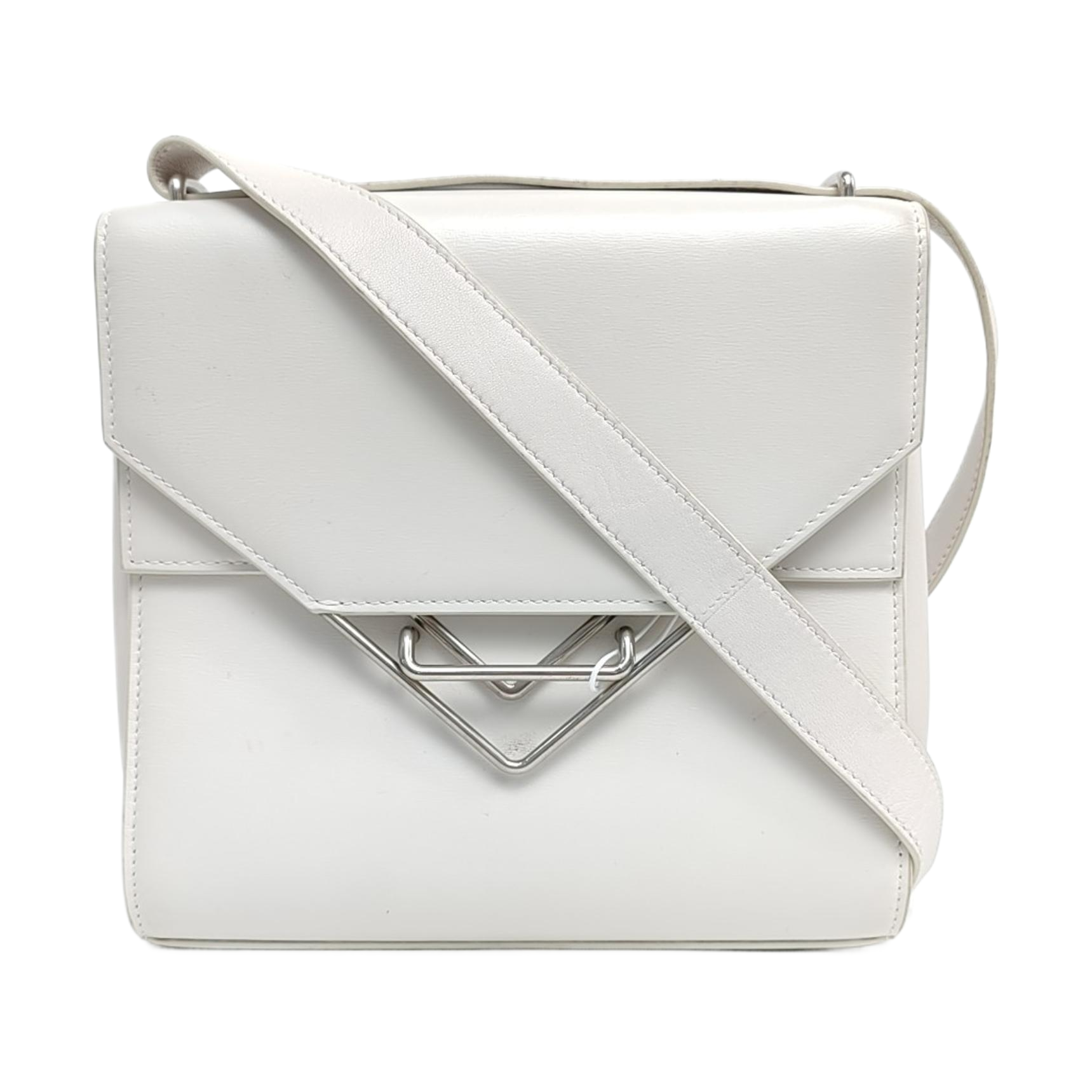 The Clip Calfskin White