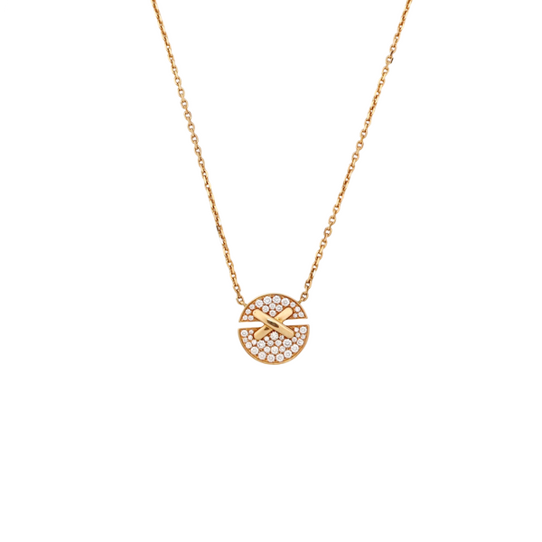 Jeux De Liens 18k Rose Gold Necklace