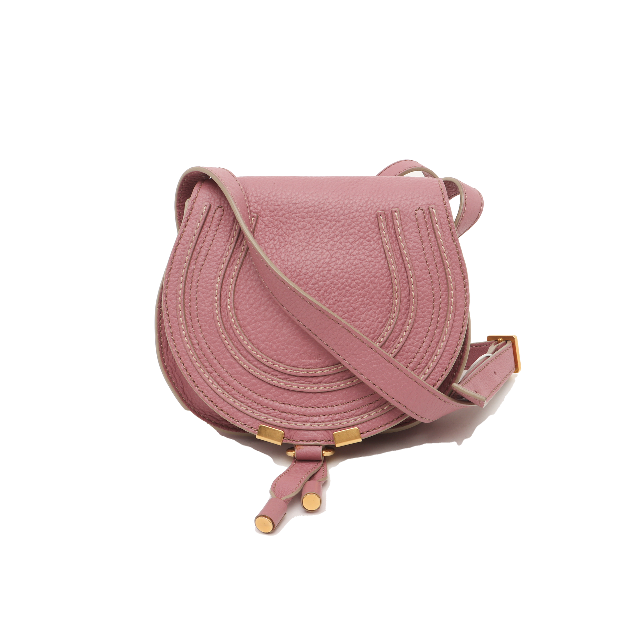 Marcie Mini Piel de Becerro Rosa