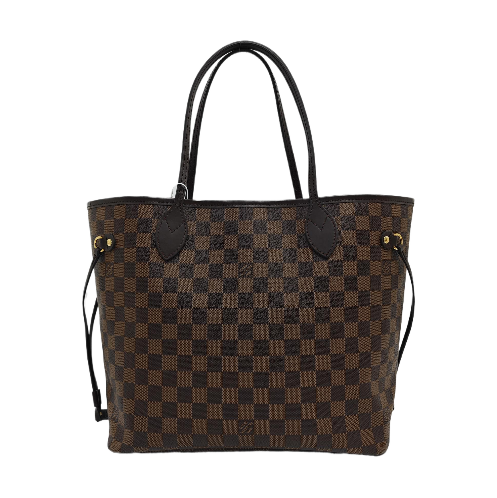 NEVERFULL MM Damier Ebene Coated Canvas Brown