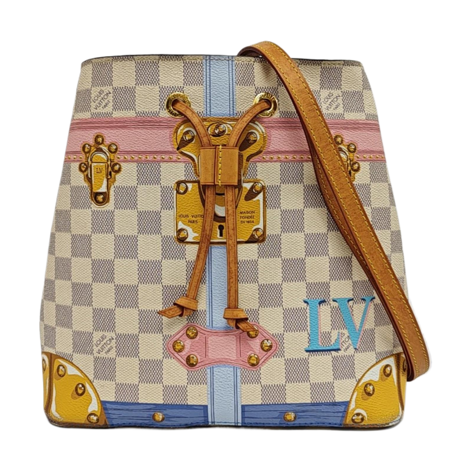 Authenticated pre-owned  NÉONOÉ Monogram Coated Canvas Multicolor - Shoulder Bag at Looply