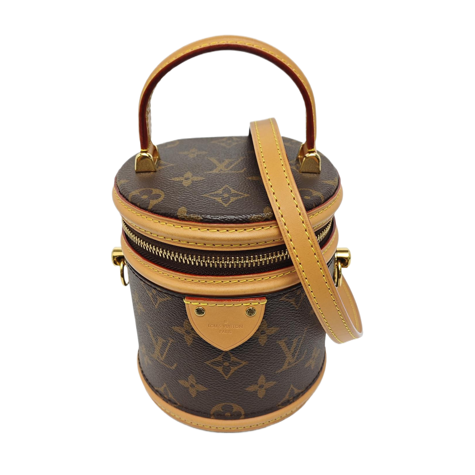 CANNES Super Mini Monogram Coated Canvas Brown
