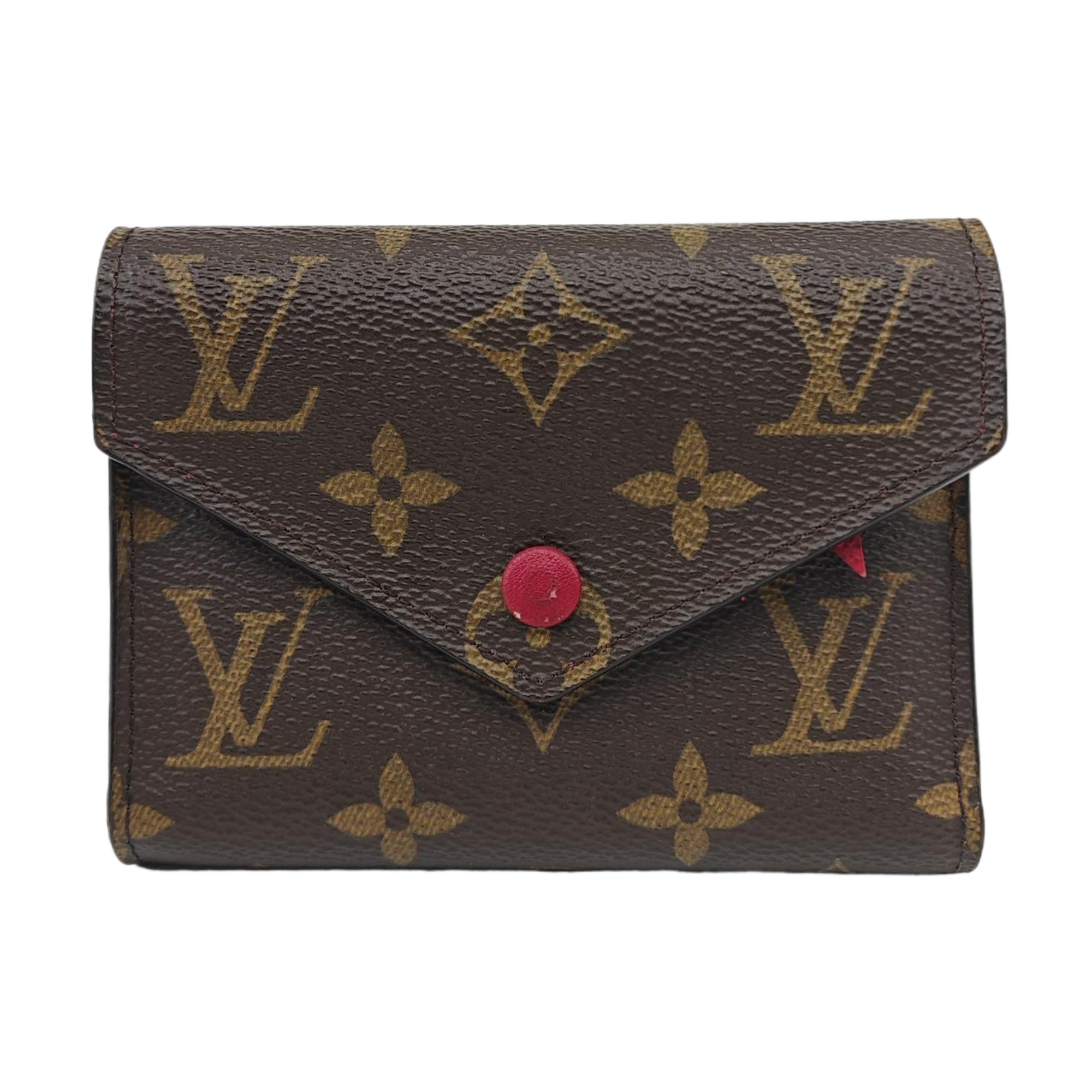 VICTORINE Monogram Coated Canvas Brown Wallet