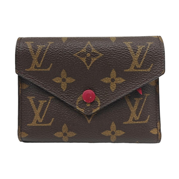 VICTORINE Monogram Coated Canvas Brown Wallet