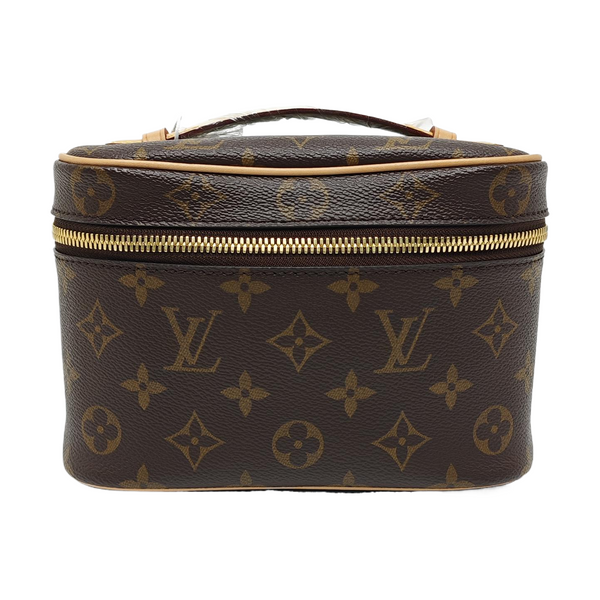NICE Mini Monogram Coated Canvas Brown