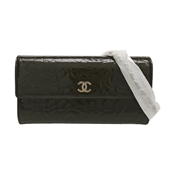 Patent Leather Shoulder Bag Green