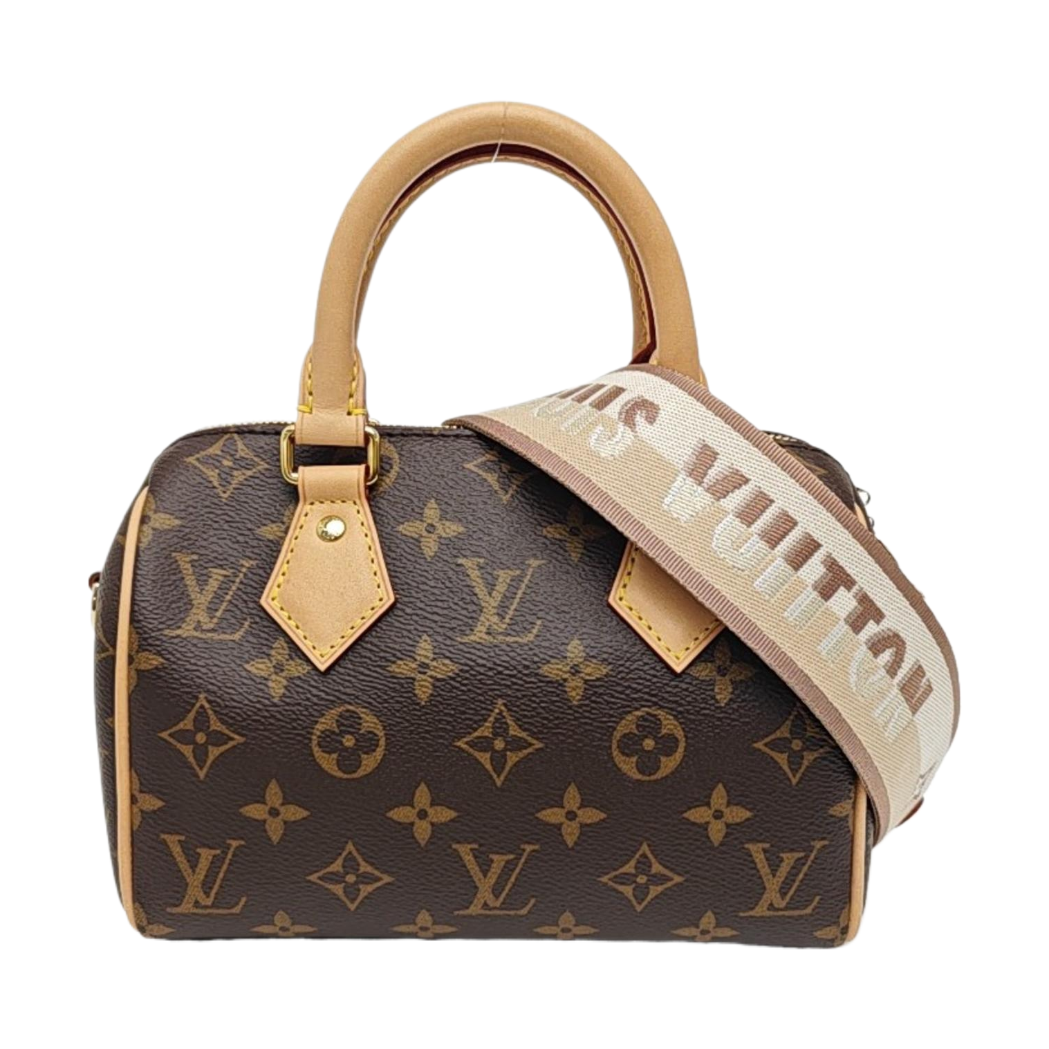 SPEEDY 20 Monogram Coated Canvas Brown