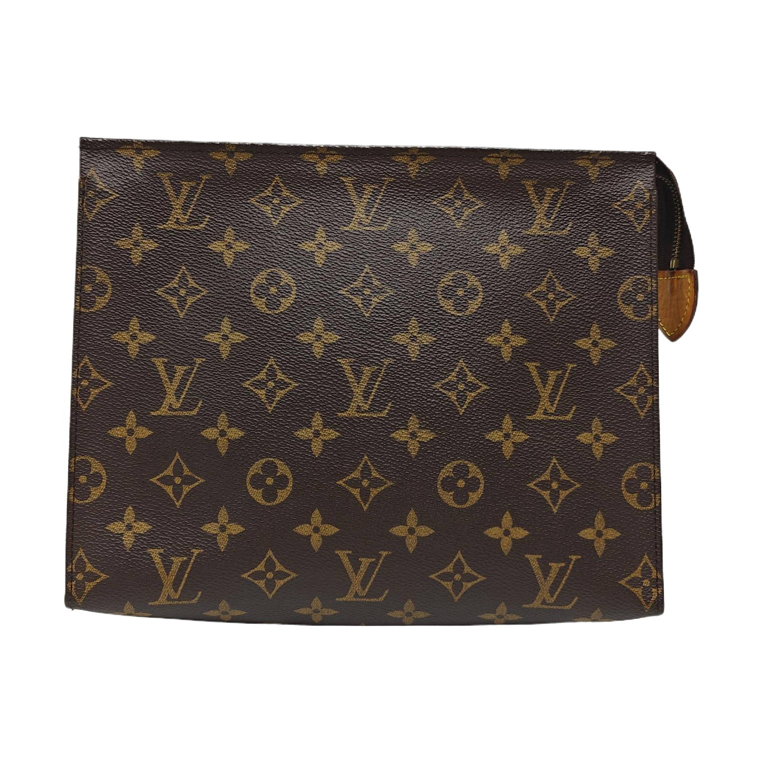 TOILET POCKET 26 Monogram Coated Canvas Brown