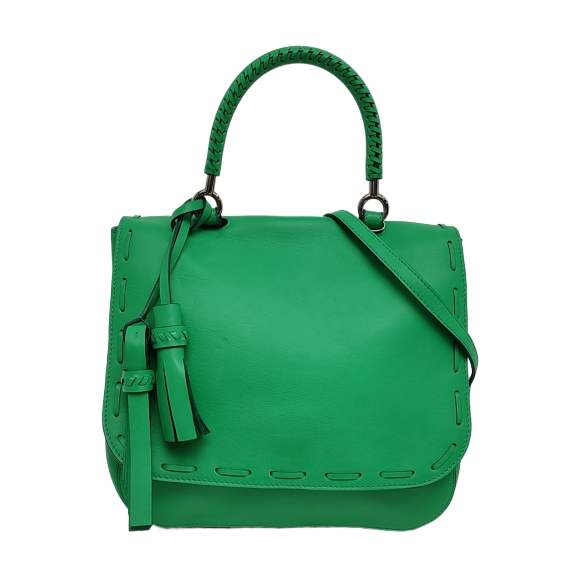 Calfskin Shoulder Bag Green