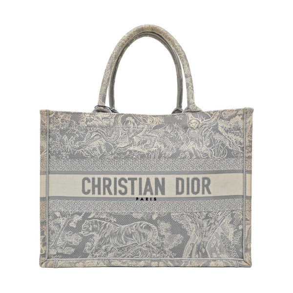Book Tote Medium Fabric Gray