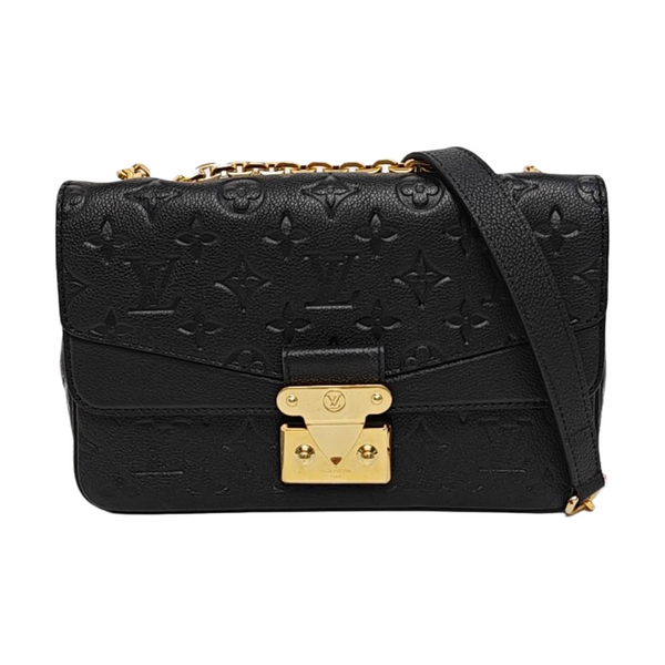 MARCEAU Monogram Calfskin Black